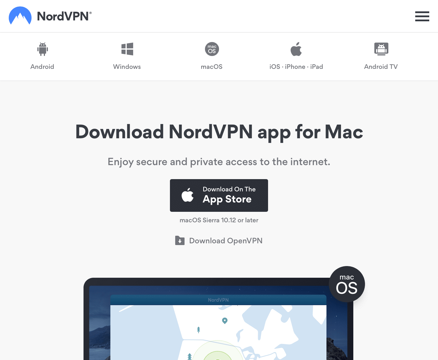 NordVPN 針對不同平台都有開發相容的軟件,不論是 Window、Mac、iPhone 或 Android 系統都有支援。