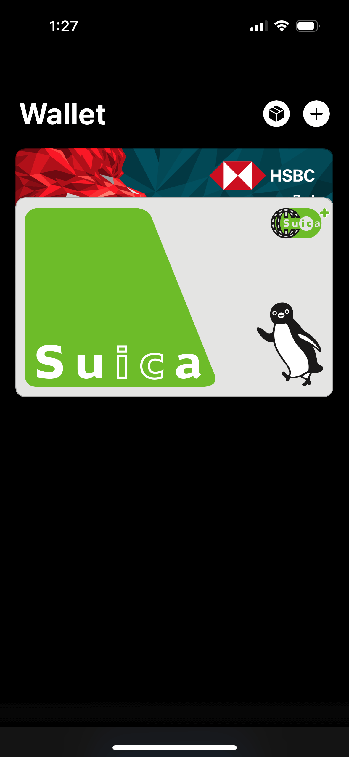 打開 Apple Wallet,選擇 Suica Card