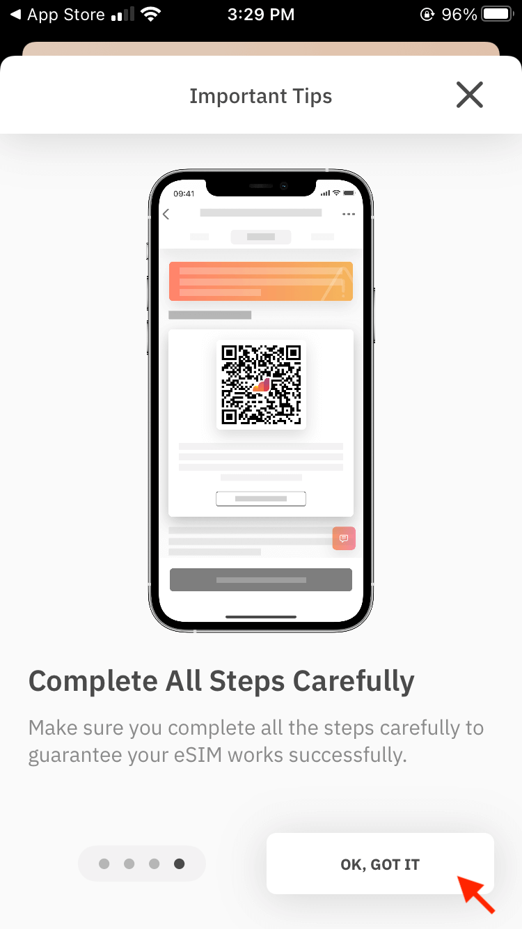 然後系統會有一系列的提示,我會建議你細心閱讀一次~