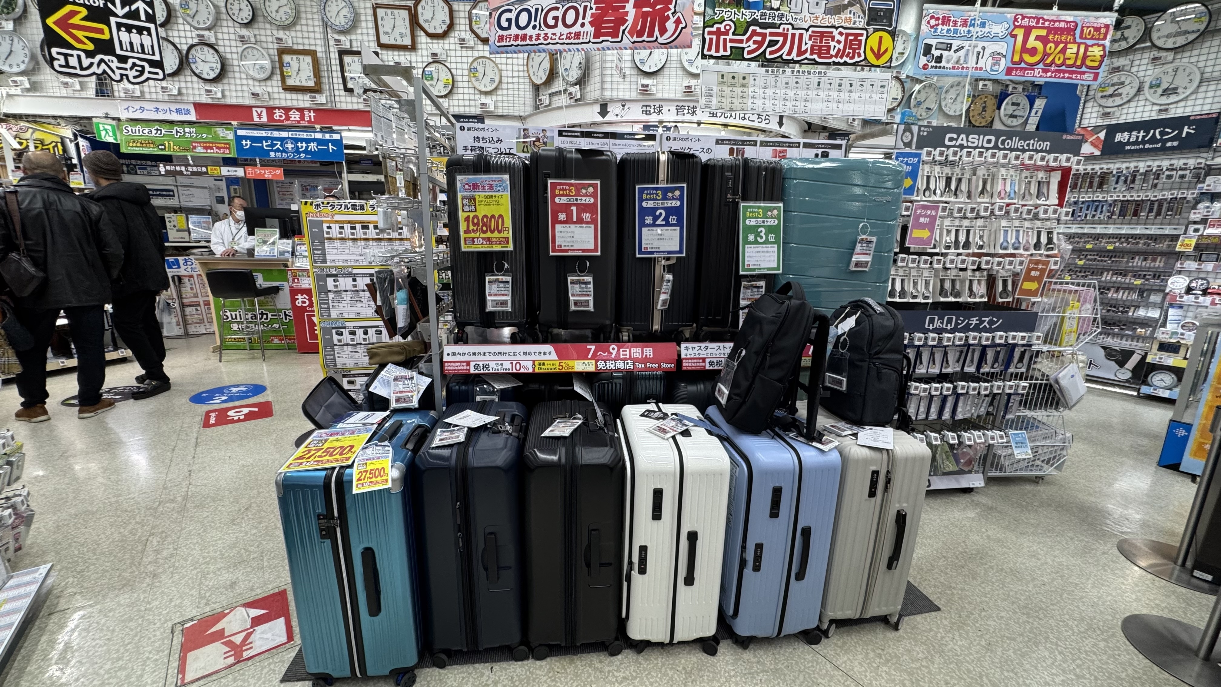 7-9 日用的大型行李箱