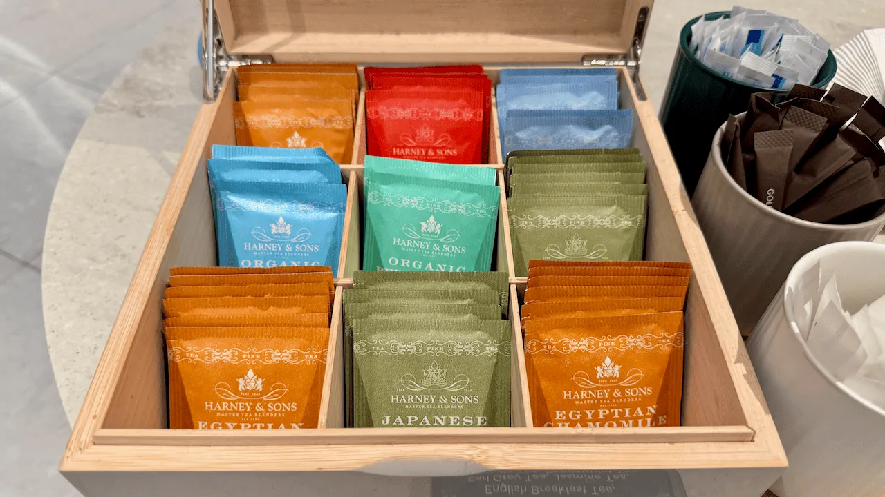 Harney & Sons 的英式早餐茶、伯爵茶、甘菊茶、薄荷茶、日式茶包。