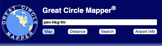 要熟讀 IATA 機場代碼才可以輕鬆地操作到 GCMAP。