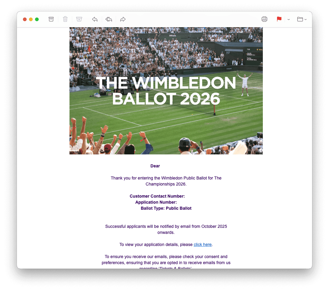 我每年都會登記去抽溫布頓的 Public Ballot。